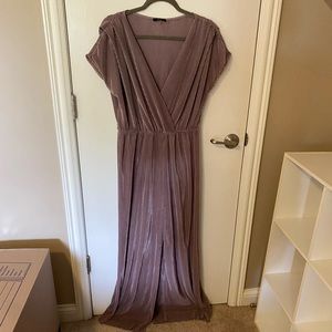 Purple Shimmery Jumpsuit, Soprano Size L
